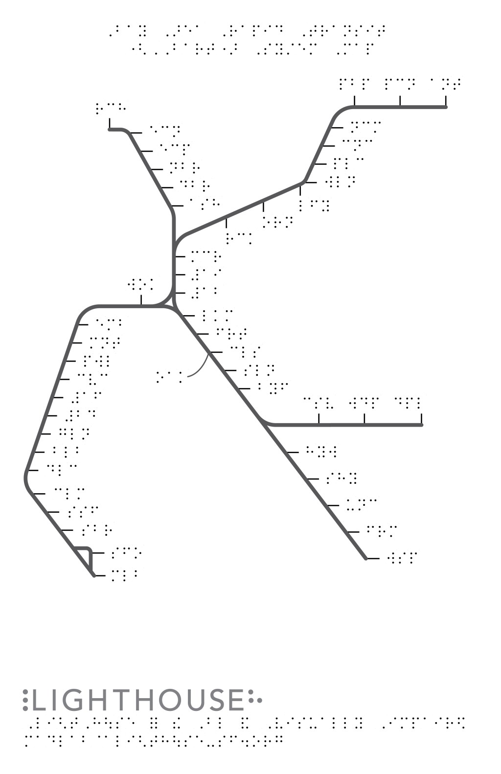 Tactile BART System&nbsp;Map